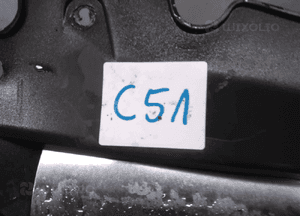 Zderzak przód przedni do opel corsa d Z547 czerwony halogeny 2