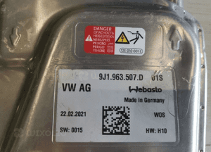 Moduł grzewczy webasto porsche taycan 9J1963507D 2