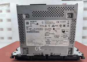Skoda Rapid WYŚWIETLACZ MONITOR EKRAN 5JA035871 3