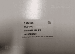 Radio RCD300 Volkswagen 5M0057186AX 4