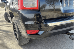 Jeep compass i lift 11-16R zderzak pdc tył ładny 3
