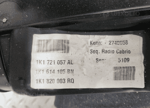 Vw eos scirocco nagrzewnica dmuchawa piece kompletna 1K1820003RQ europa 2