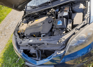 Mazda 3 03-09 BK HB Maska zderzak pas atrapa lampa  32C 5