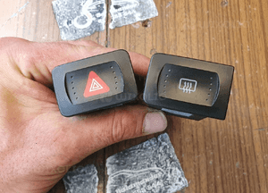 Wlacznik Awaryjne Orzewania Tylnej Szyby Regulacji Swiatel Oswietlenia Czujnik Naslonecznienia VW Golf IV 4 Bora 2