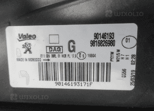 Lampa przednia przód lewa peugeot partner iii 3 9816826980 2018-2023 19