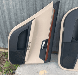 MERCEDE s 221 designo fotel przód  przedni tapicerka drzwi boczek krem 9