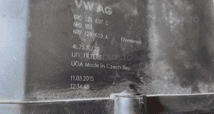 Obudowa filtra powietrza vw audi seat skoda 1.2 tsi 6R0129607C 2
