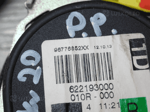 PASY BEZPIECZEŃSTWA  LEWY / PRAWY PRZÓD PEUGEOT 308 T9   96776842XX / 96776852XX  5