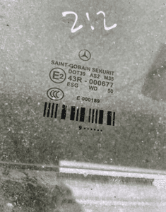MERCEDES e 212 drzwi przednie zamek podnośnik uszczelka szyba 10