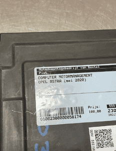 KOMPUTER SILNIKA OPEL ASTRA K V 5 1.5CDTI 55515689 3