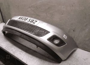 Zderzak przód przedni do ford fiesta MK6 vi lift fl 62 srebrny halogeny 4