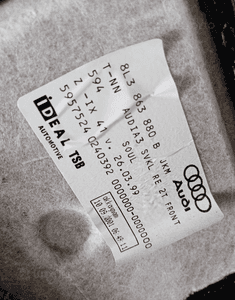 Boczek tapicerka bagaznika prawy tyl Audi A3 8L lift 3D 8l0863990a 5