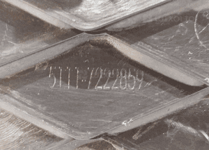 BMW X5 E70 LCI Kratka zderzaka lewa - 14321 3