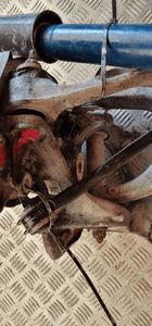 Audi A6 C7 zwrotnica amortyzator prawy prawa tył 4G0505432E 8R0505312F 5