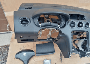 Konsola Airbag pasy Peugeot 308 T7 poduszki komplet 4