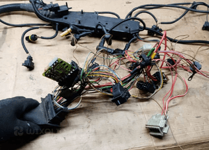 Wiązka instalacja silnika wtrysków wtryskiwaczy BMW 5 E39 3.0D 224941202 224941302 7