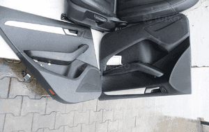 Fotele boczki komplet skóra manualne audi Q5 8R fl lift 3