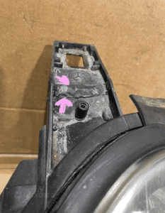 mercedes r 251 lampa reflektor soczewka h7 lewa prawa 8