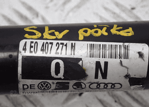 Półoś lewy przód przednia audi A8 S8 D3 4E0407271N 4