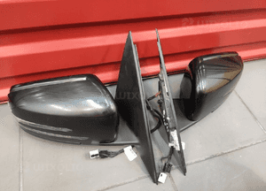 Mercedes c-klasa W204 lift lusterko lewe 9 pin 7+2 kolor 197 oryginał ładne 2
