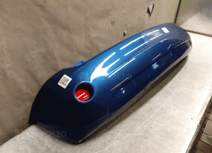 Zderzak tył tylny ford fiesta MK.6 6 vi lift fl C6 niebieski błękitny 3