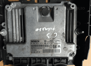 Peugeot 308 Citroen C3 C4 1.6 HDI komputer sterownik silnika 9661773380 9664843780 3