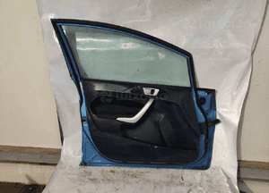 Drzwi przód przednie lewe ford fiesta MK.7 7 vii 99 błękitne niebieskie 5D 5 drzwi hb 7
