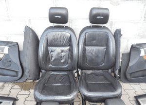 Fotele siedzenia skóra boczki jaguar xf -wysyłka- 3