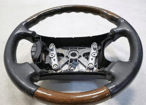Jaguar XK8 X100 kierownica skóra drewno przełączniki oryginał 2