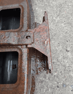 Mazda 626 97-02 Sanki belka kołyska tylna tylne 9