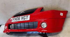 Zderzak przód przedni citroen C2 kkn czerwony lift fl halogeny 3