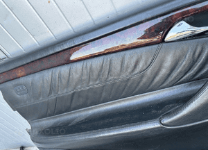 mercedes cl 215 boczek skóra tapicerka drzwi przód tył boczki 4