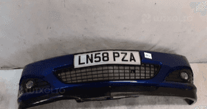Zderzak przód przedni opel astra h 3 iii gtc + halogeny kod kolor Z21B granatowy 1