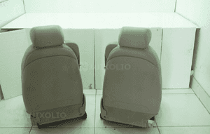 FOTELE FOTEL PASAZER KIEROWCA KOLOR 508 GREY KPL MERCEDES SL R230 2