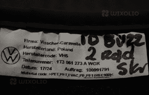 Dywaniki welurowe vw id buzz 2 rząd  1T3061273A wgk 4