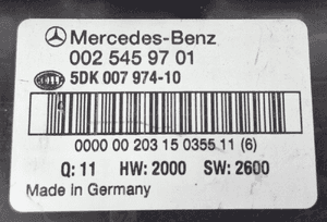 Mercedes-Benz Skrzynka / Moduł BEZPIECZNIKÓW SAM 0025459701 4