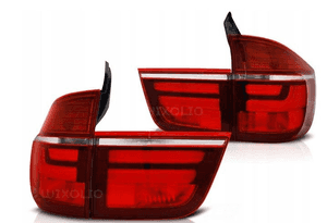 Lampy diodowe bmw X5 E70 07-10 rok led bar red 1