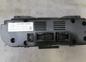 Panel sterowania nawiewem Mercedes C Klasa W204 2048300590 2