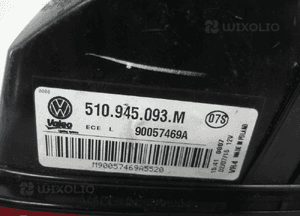 Vw golf sportsvan cała lampa tylna prawa 3