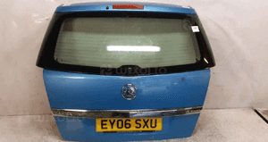 Klapa tył tylna bagażnika opel zafira b 2 ii Z291 błękitna 1