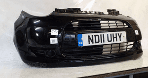 Zderzak przód przedni citroen C1 lift fl exl exld czarny 2