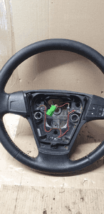 Kierownica multifunkcyjna multifunkcja skórzana skóra Volvo V50 30764354 4