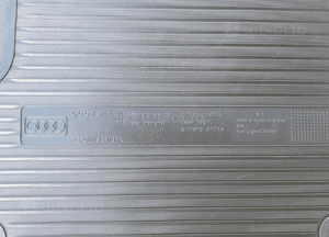 Dywaniki gumowe Audi A6 4F0061511A tył 5