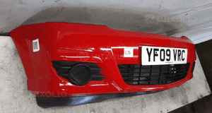 Zderzak przód przedni opel meriva a i 1 lift fl Y547 czerwony 5