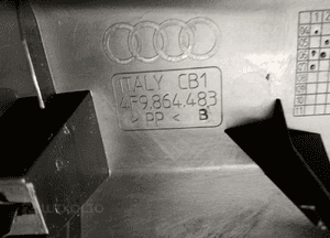 Osłona nakładka progu bagażnika Audi A6 C6 Kombi 4F9864483B 6