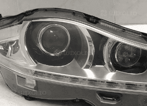 Jaguar xj X351 xjl long 09- lampa lampy reflektor reflektory przód przednie lewa prawa komplet xenon nieskrętny przetwornice oryginał 7