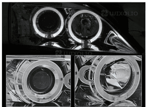 Reflektory lampy ford mondeo MK3 od 2000 do 2007 ringi silniczki + żarówki 3