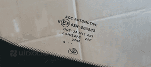 Szyba czołowa przód przednia Sensor Citroen C5 III AS1 06r 5