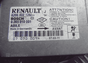 Sensor airbag moduł poduszki renault 8200502126 2