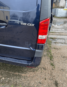 MERCEDES vito 447 drzwi tył skrzydełka zawiasy  lampa zderzaka pdc lakier 5890 9